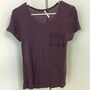 Purple tee